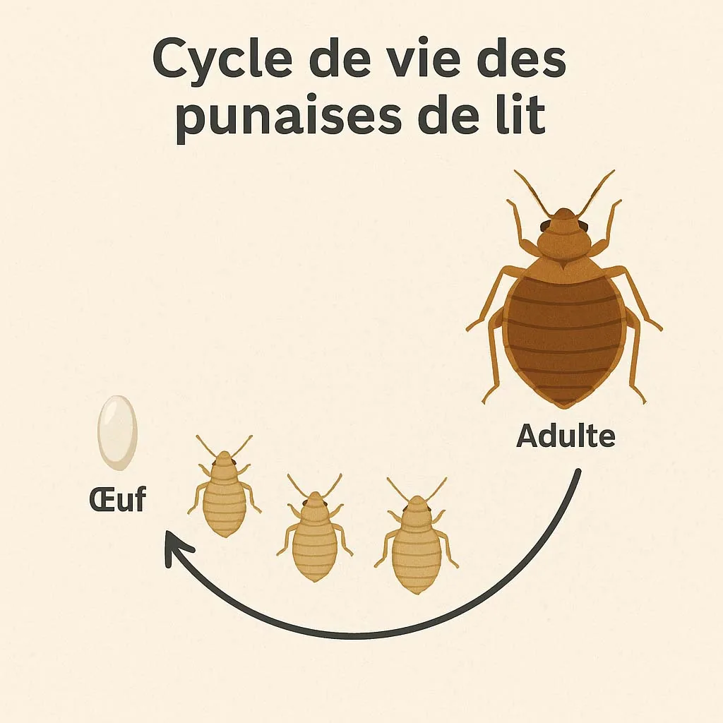 Carapace et mue de punaise de lit : signes, causes et solutions