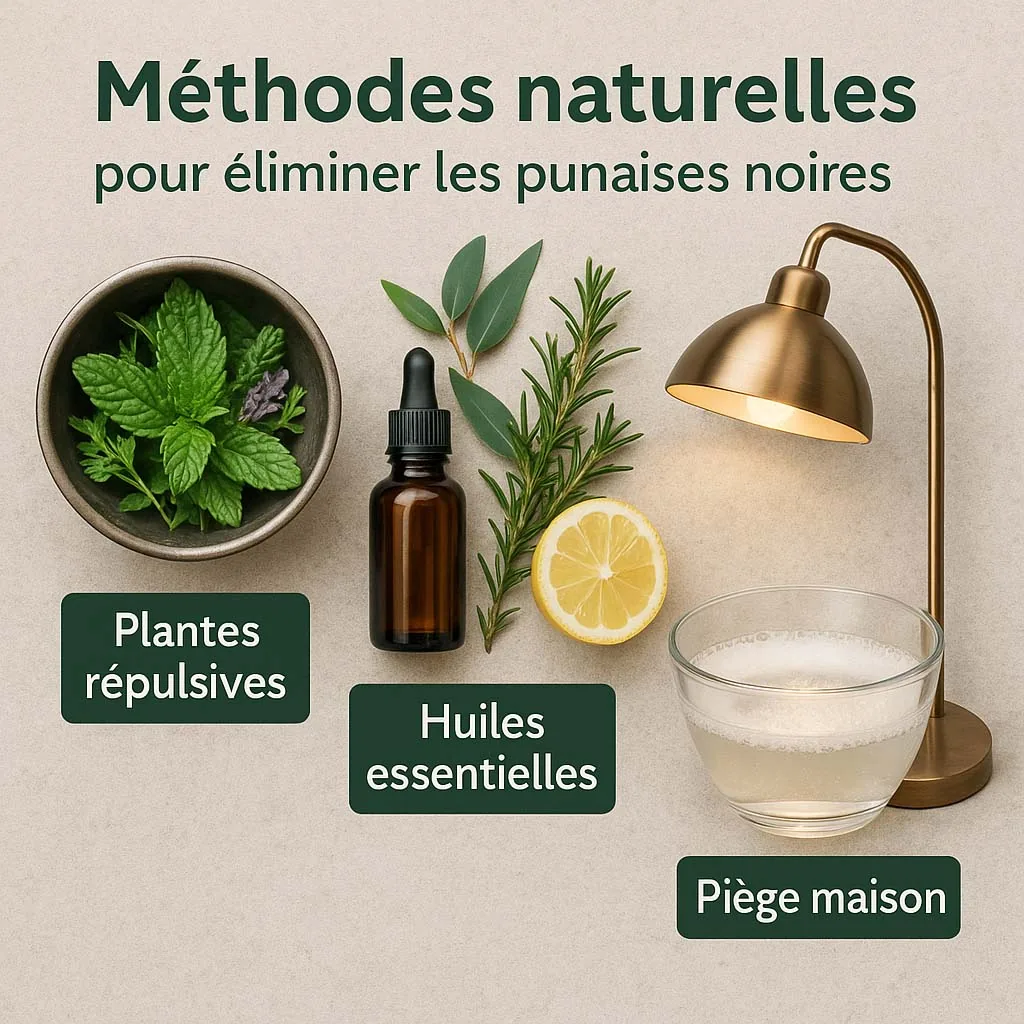 Méthodes naturelles pour éliminer les punaises noires