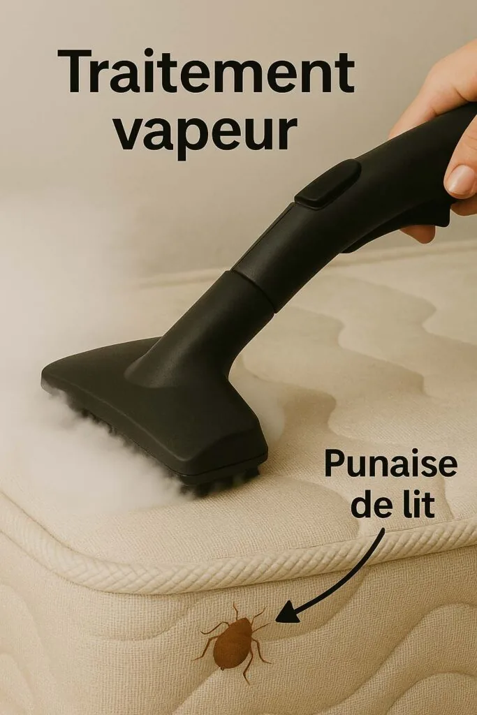 vapeur contre punaise de lit